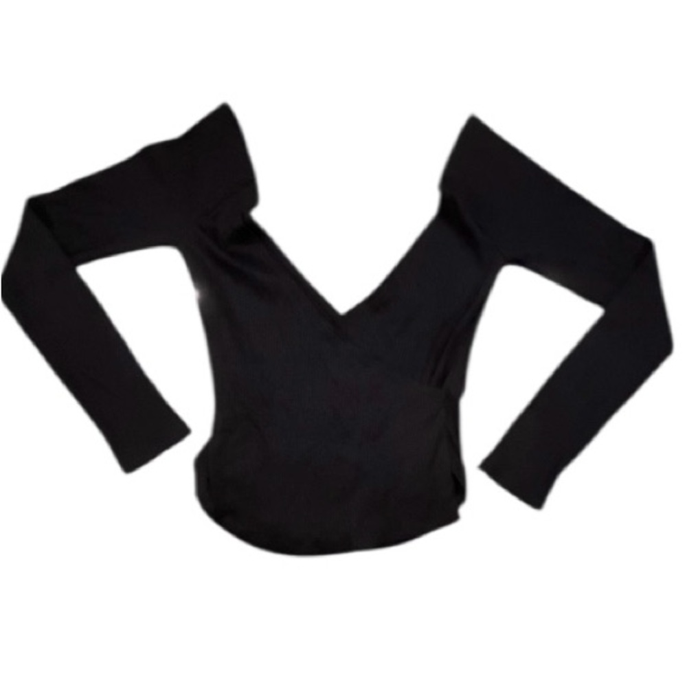 Project Social T Sample V-Neck Long Sleeve Top - Picture 3 of 9